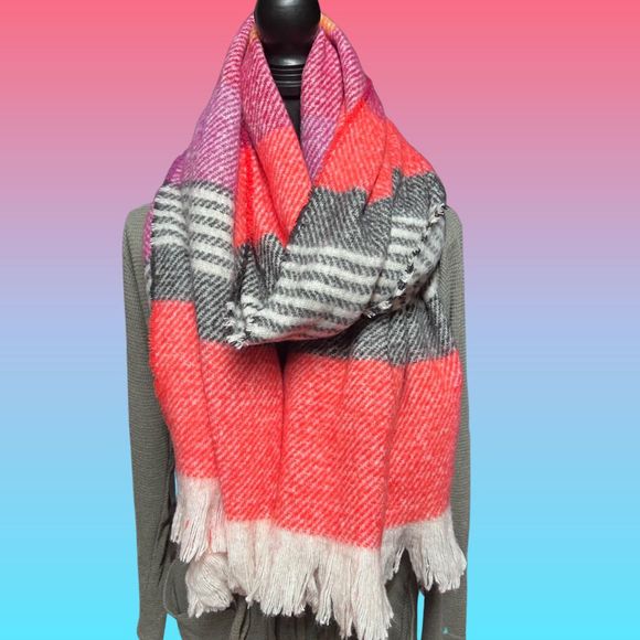 OVERSIZED SCARF - Picture 1 of 5